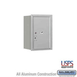Salsbury Industries 3706S-1PARU aluminum horizontal mailbox usps access