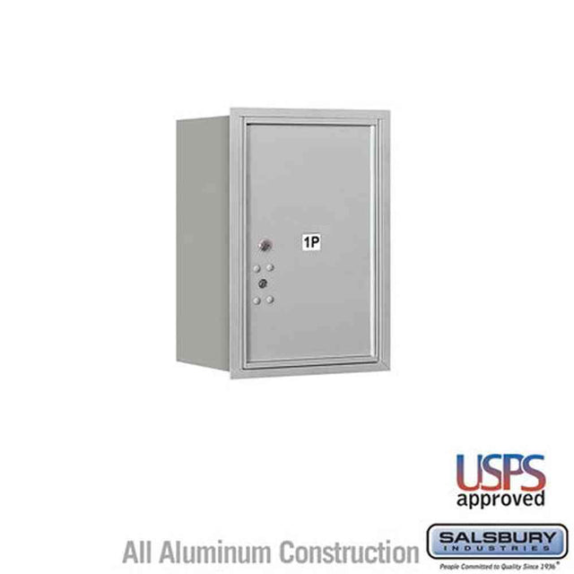 Salsbury Industries 3706S-1PARU aluminum horizontal mailbox usps access