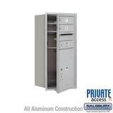 Salsbury Industries 3709S-02AFP aluminum horizontal mailbox private access