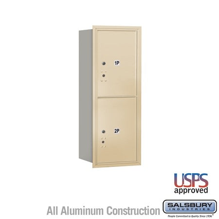 Salsbury Industries 3710S-2PSRU horizontal mailbox usps access, additional view