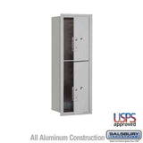 Salsbury Industries 3711S-2PAFU aluminum horizontal mailbox usps access