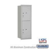Salsbury Industries 3711S-2PARU aluminum horizontal mailbox usps access