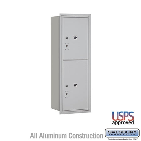 Salsbury Industries 3711S-2PARU horizontal mailbox usps access, additional view