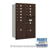 Salsbury Industries 3712D-11ZRP bronze horizontal mailbox private access