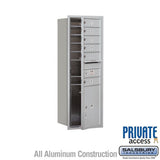 Salsbury Industries 3713S-06AFP aluminum horizontal mailbox private access