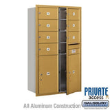 Salsbury Industries 3714D-07GFP gold horizontal mailbox private access