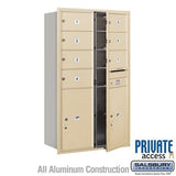 Salsbury Industries 3714D-07SFP sandstone horizontal mailbox private access