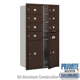 Salsbury Industries 3714D-07ZFP bronze horizontal mailbox private access