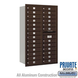 Salsbury Industries 3714D-26ZRP bronze horizontal mailbox private access
