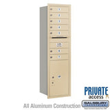 Salsbury Industries 3715S-07SRP sandstone horizontal mailbox private access