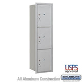 Salsbury Industries 3715S-3PARU aluminum horizontal mailbox usps access