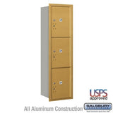 Salsbury Industries 3715S-3PGRU gold horizontal mailbox usps access