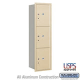 Salsbury Industries 3715S-3PSRU sandstone horizontal mailbox usps access