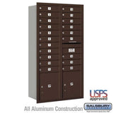 Salsbury Industries 3716D-20ZRU bronze horizontal maximum height mailbox usps access