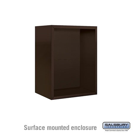 Salsbury Industries 3806S-BRZ surface mounted enclosure, additional view