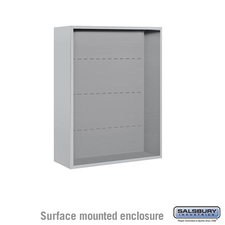 Salsbury Industries 3810D-ALM surface mounted enclosure, additional view