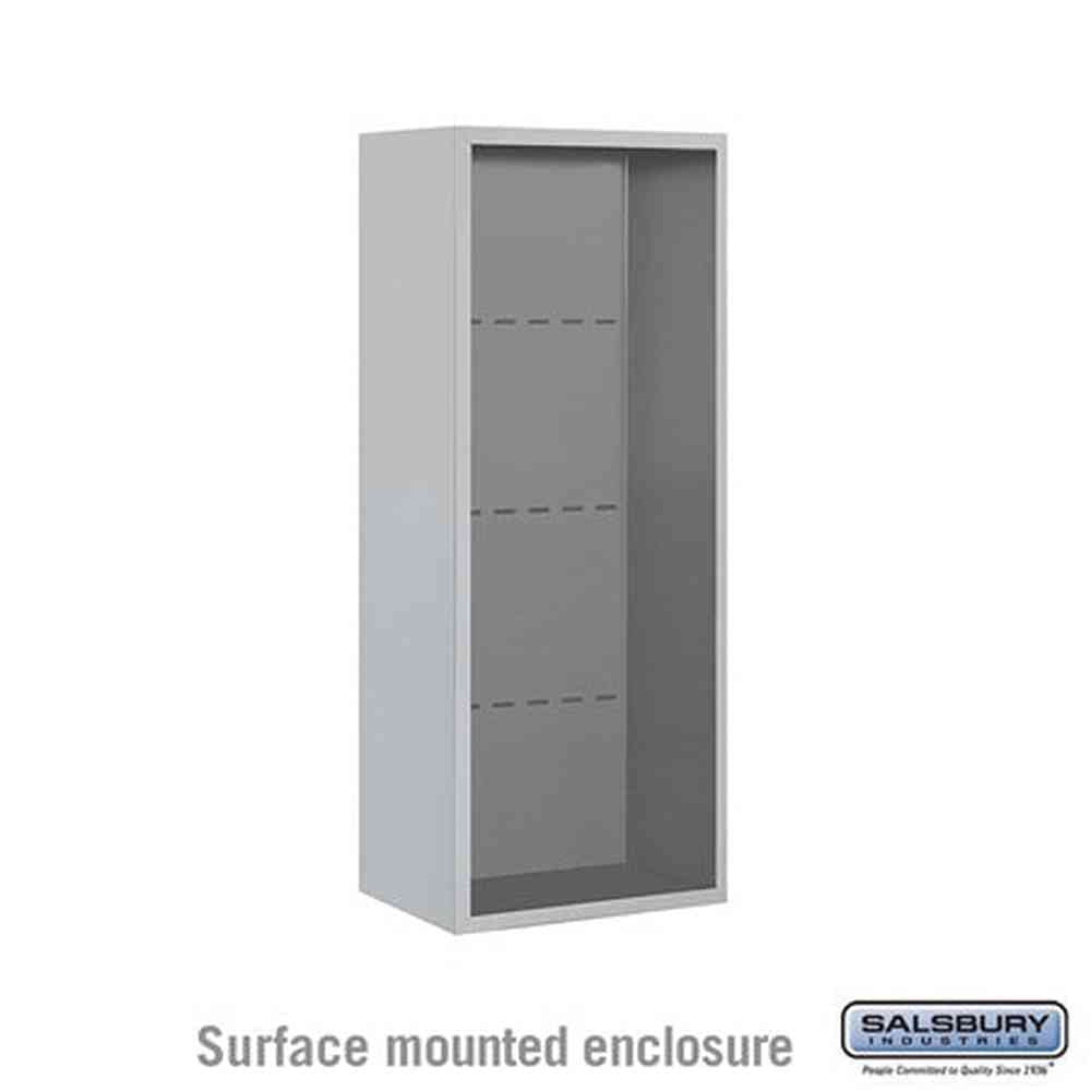 Salsbury Industries 3810S-ALM aluminum surface mounted enclosure