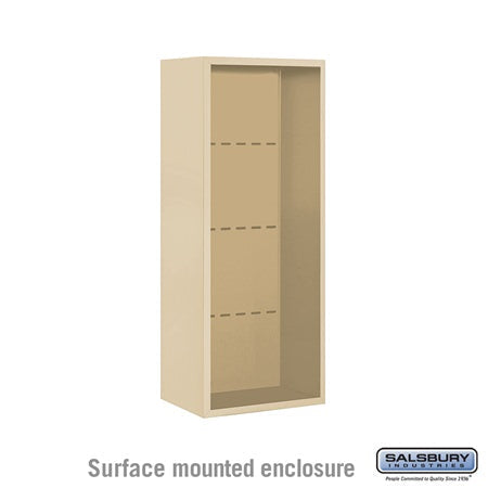 Salsbury Industries 3810S-SAN surface mounted enclosure, additional view