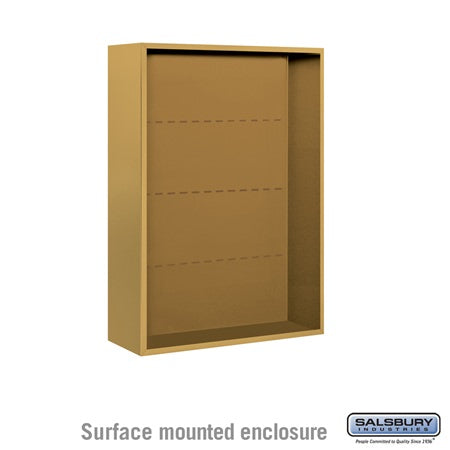 Salsbury Industries 3811D-GLD surface mounted enclosure, additional view