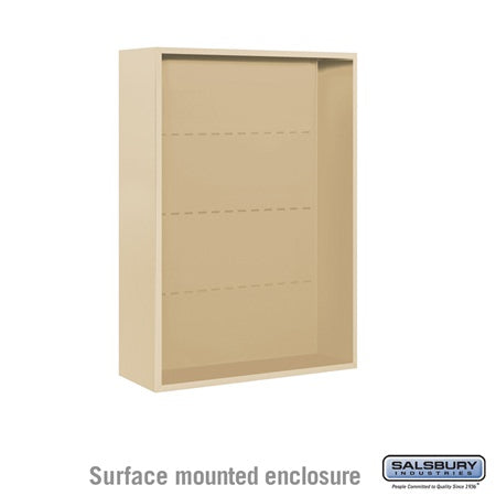 Salsbury Industries 3811D-SAN surface mounted enclosure, additional view
