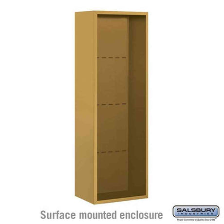 Salsbury Industries 3811S-GLD gold surface mounted enclosure