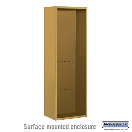 Salsbury Industries 3811S-GLD surface mounted enclosure, additional view