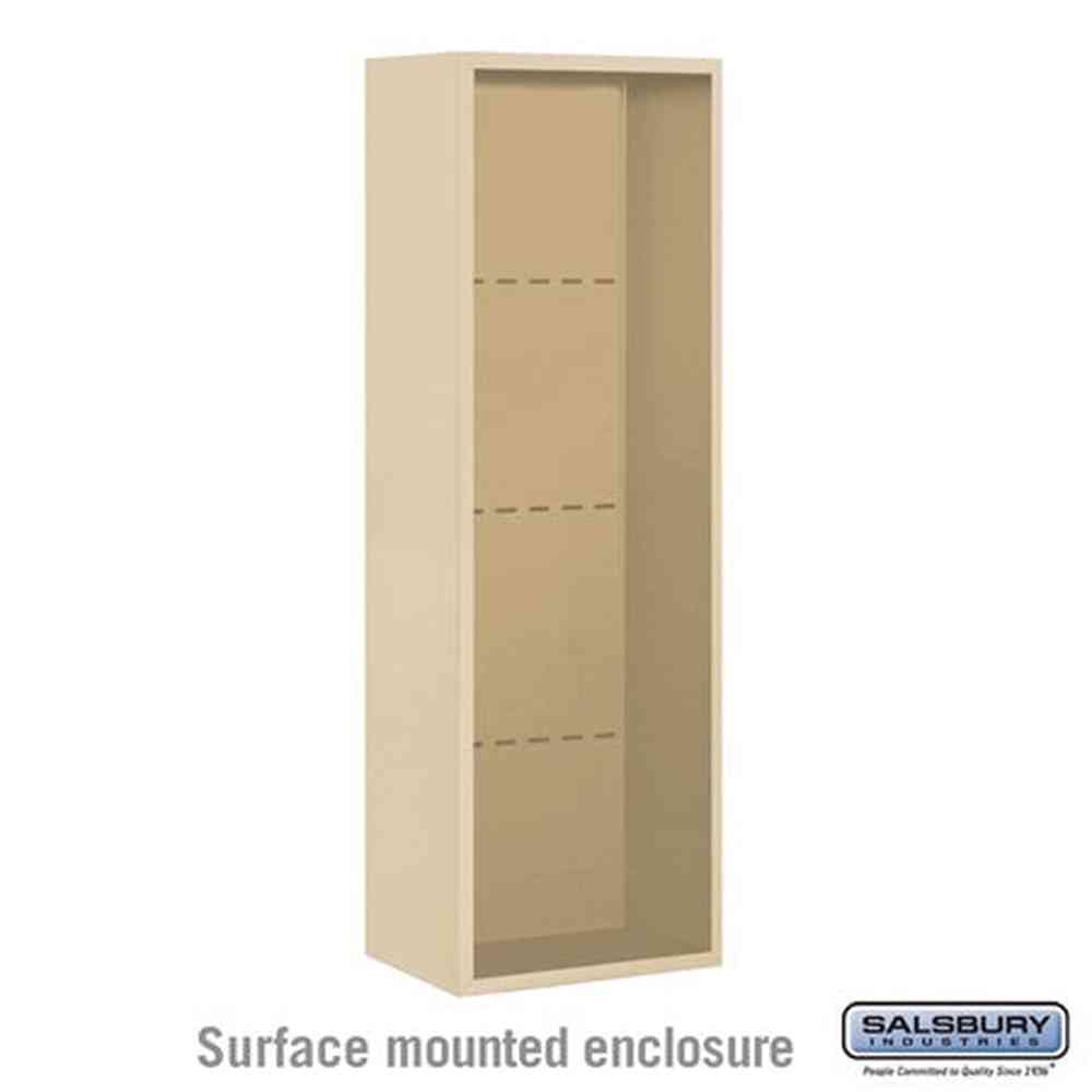 Salsbury Industries 3811S-SAN sandstone surface mounted enclosure