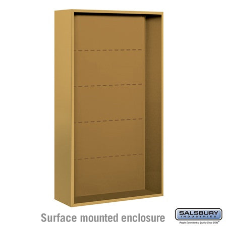 Salsbury Industries 3816D-GLD surface mounted enclosure, additional view