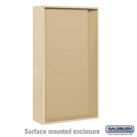 Salsbury Industries 3816D-SAN surface mounted enclosure, additional view