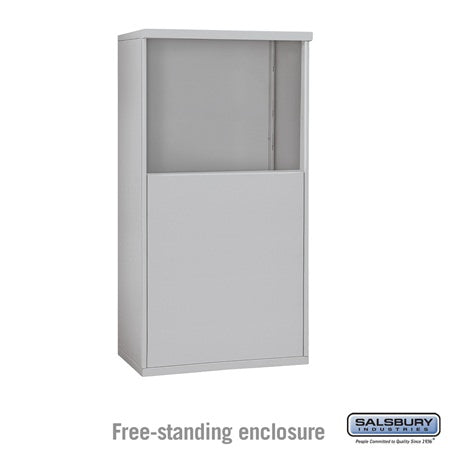 Salsbury Industries 3906D-ALM free standing enclosure, additional view