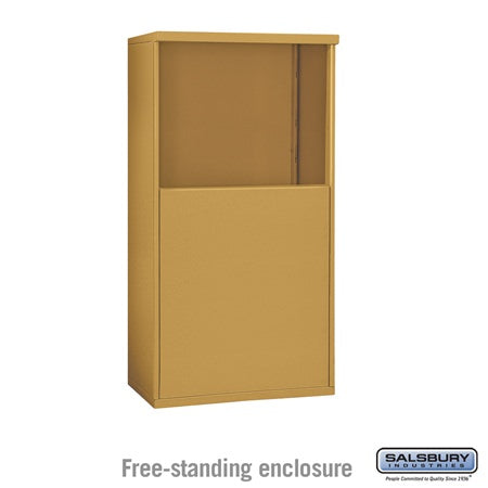 Salsbury Industries 3906D-GLD free standing enclosure, additional view