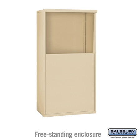 Salsbury Industries 3906D-SAN free standing enclosure, additional view