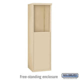 Salsbury Industries 3906S-SAN sandstone free standing enclosure