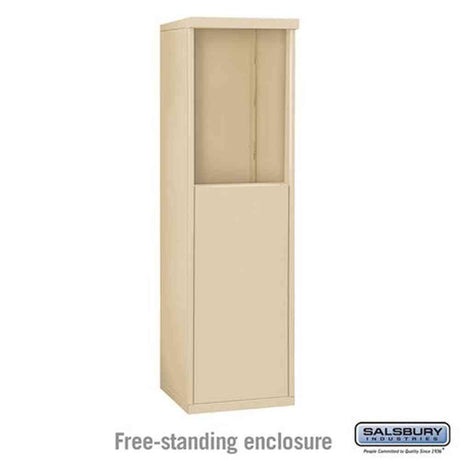 Salsbury Industries 3906S-SAN sandstone free standing enclosure