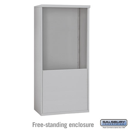 Salsbury Industries 3910D-ALM free standing enclosure, additional view