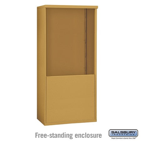 Salsbury Industries 3910D-GLD free standing enclosure, additional view