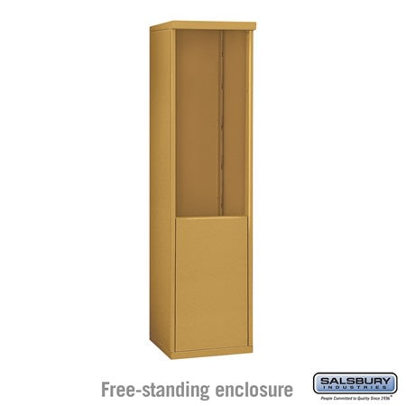 Salsbury Industries 3910S-GLD free standing enclosure, additional view