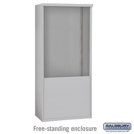 Salsbury Industries 3911D-ALM free standing enclosure, additional view