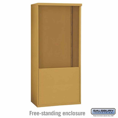 Salsbury Industries 3911D-GLD gold free standing enclosure
