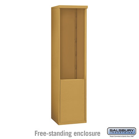 Salsbury Industries 3911S-GLD free standing enclosure, additional view