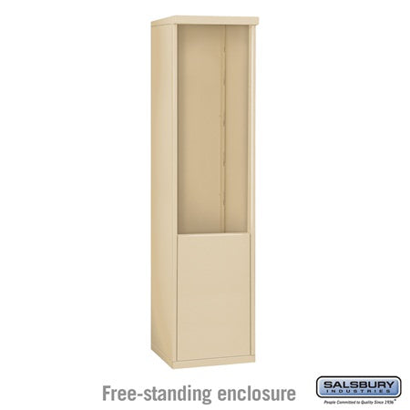 Salsbury Industries 3911S-SAN free standing enclosure, additional view