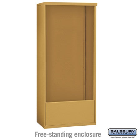 Salsbury Industries 3916D-GLD free standing enclosure, additional view