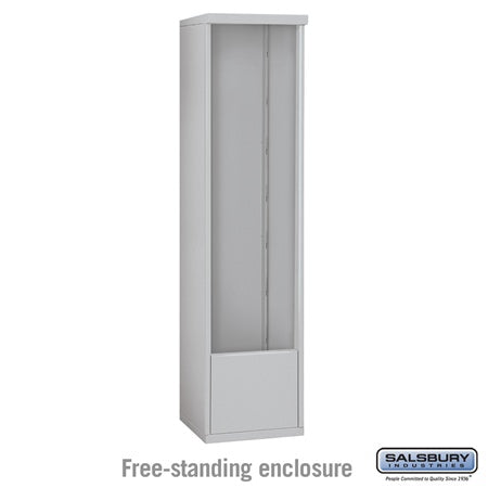 Salsbury Industries 3916S-ALM free standing enclosure, additional view