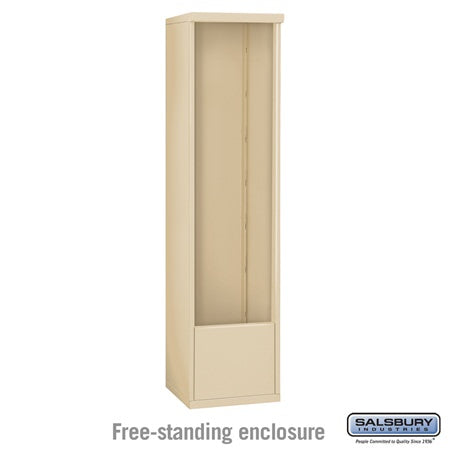 Salsbury Industries 3916S-SAN free standing enclosure, additional view