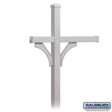 Salsbury Industries 4373SLV silver mailbox post