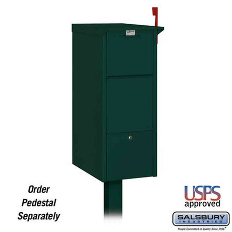 Salsbury Industries 4375GRN green mail package drop
