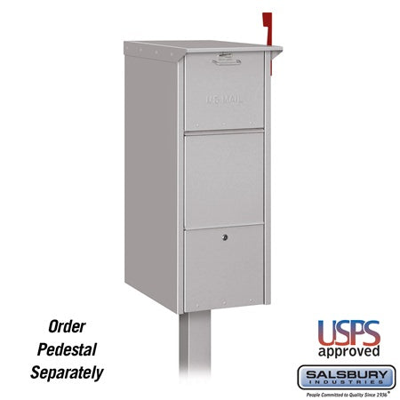 Salsbury Industries 4375SLV mail package drop, additional view