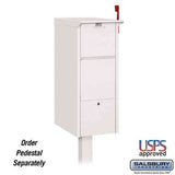 Salsbury Industries 4375WHT white mail package drop