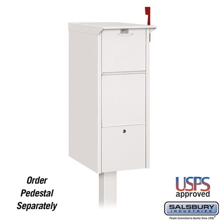 Salsbury Industries 4375WHT mail package drop, additional view