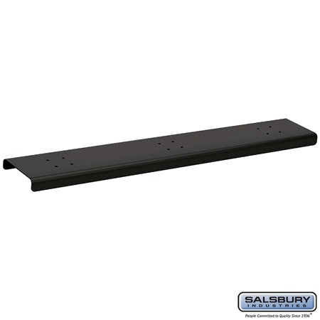 Salsbury Industries 4383BLK mailbox spreader in satin stainless, additional view